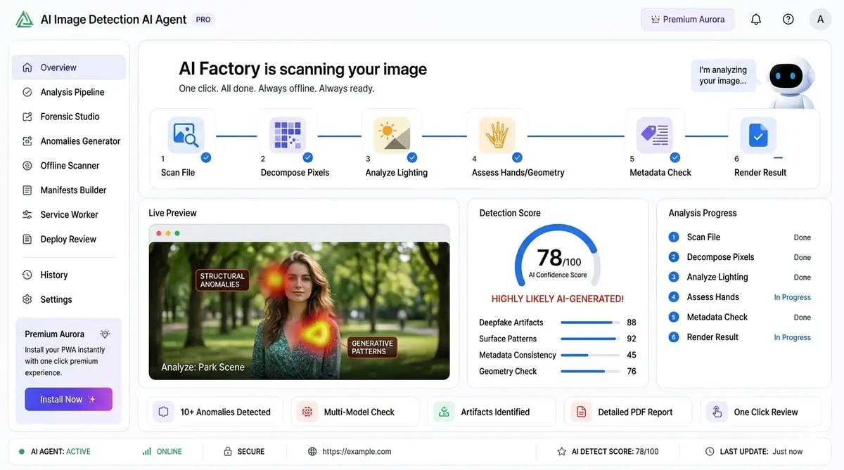 AI gas finder app — example of the AI tool dashboard software